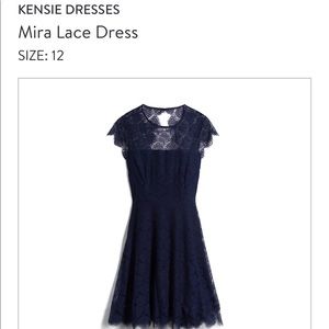Kensie NWT navy blue dress